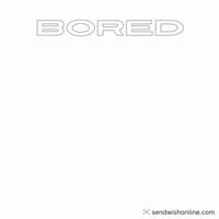 Bored Art GIF by sendwishonline.com