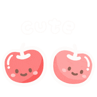 Apple Love Sticker