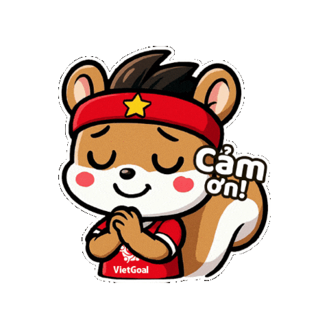 Football Thanks Sticker by VietGoal