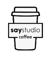 saystudio kahve caffee turkish coffee saystudio Sticker