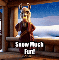 Snow Winter GIF by dalaillamazen