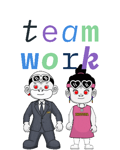 Working Together We Got This Sticker by Zhot