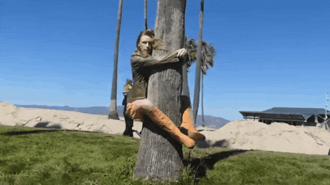 Climate Change Tree Hugger GIF by Audrey Hobert