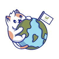 SoyKitty cats kitty sustainable ecofriendly Sticker