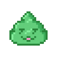 CryptoCrappys cute sticker green crypto Sticker