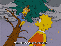 happy lisa simpson GIF