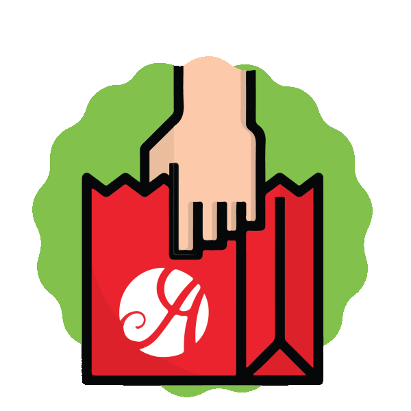 restoamir giphyupload love yum delivery Sticker