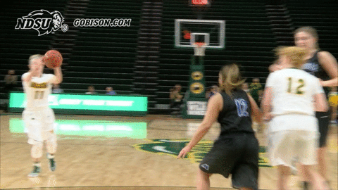north dakota state basketball GIF by NDSU Athletics