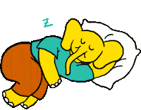 Tired Good Night Sticker