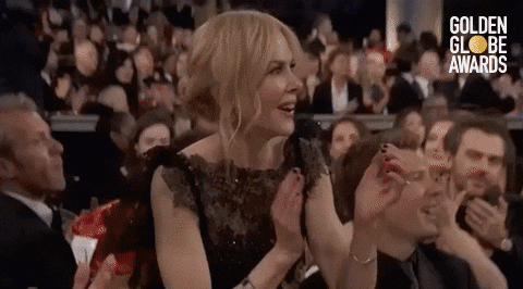 Nicole Kidman Applause GIF by Golden Globes