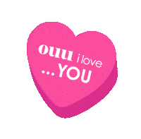 Heart Love Sticker by Ouuilove