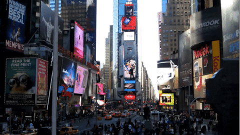 times square GIF