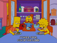happy bart simpson GIF