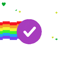 Rainbow Sparkle Sticker by Evernote