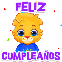 Feliz Cumple Happy Birthday Sticker by Lucas and Friends by RV AppStudios