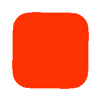 thebreakfast red breakfast app icon Sticker
