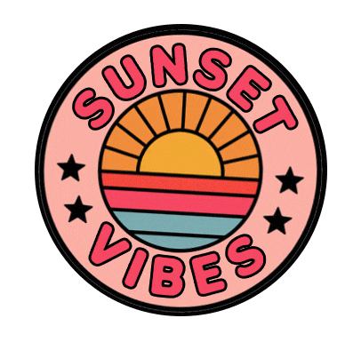 Relaxed Good Vibes Sticker by MockoFun