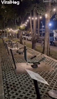 Exercise Equipment Appears To Move By Itself GIF by ViralHog
