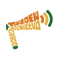 dobrovolnictvo_po dobrovolnik dobrovolnictvo dobrovolnici dobrovoľníčka Sticker