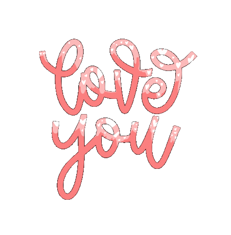 cindydoeslettering love pink hearts aesthetic Sticker