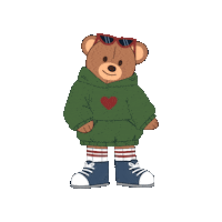 Dancing Bear Sticker by BABAUBA