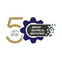 Bte 50Years Sticker by Institute Brunei Technical Education (IBTE)