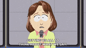 woman talking GIF by South Park 