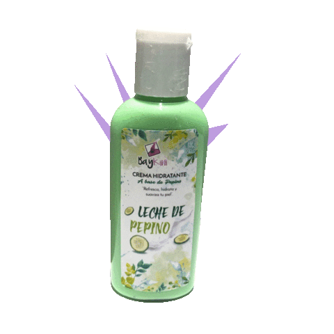 Baykini giphyupload crema leche hidratante Sticker
