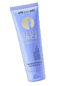 Blue Crop Sticker by elli.per.elli