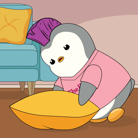 Tired Good Night GIF by Pudgy Penguins