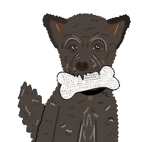 mongrel_london dog rescuedog dogtoy mongrel Sticker