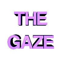 iamthegaze music logo text 3d Sticker