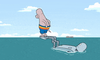 Summer Time Swimming GIF by NEON