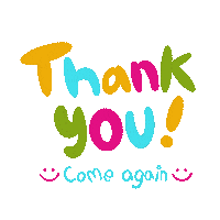 Thanks Thank You Sticker