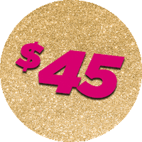 Glitter Gold Sticker by Crossroads
