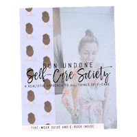 Self Care Sticker by Bun Undone