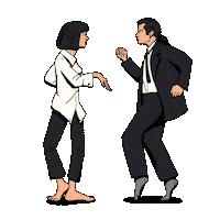 Dance Tarantino Sticker by TARIK's Creative field