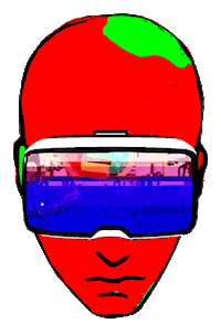virtual reality animation Sticker by Ryan Seslow