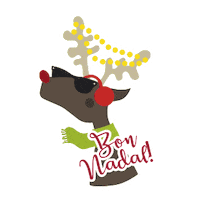 sildelespai christmas navidad reno nadal Sticker