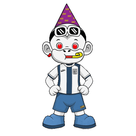 Alianza Lima Dancing Monkey Sticker by Zhot