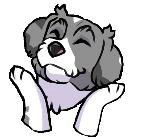 Happy Dog Sticker