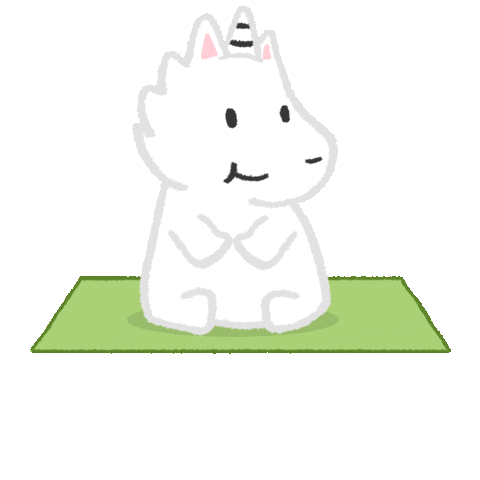 Yoga Namaste Sticker by Creative Unicorn