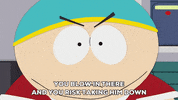 angry eric cartman GIF by South Park 