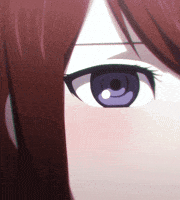 Shocked Steins Gate GIF