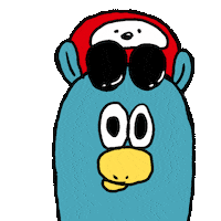 Sad Sunglasses Sticker