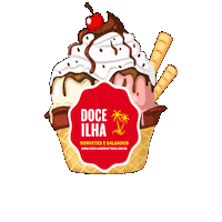 sorveteriadoceilha verao novidade sorvete eskimo Sticker
