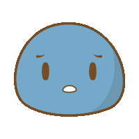 mochimii fun cute food sad Sticker