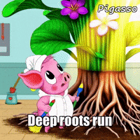 Flower Plant GIF by The Pigasso