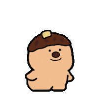 tosil_tosil_studio run jump 캐릭터 귀여움 Sticker