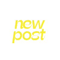 New Post Sticker by GH+O
